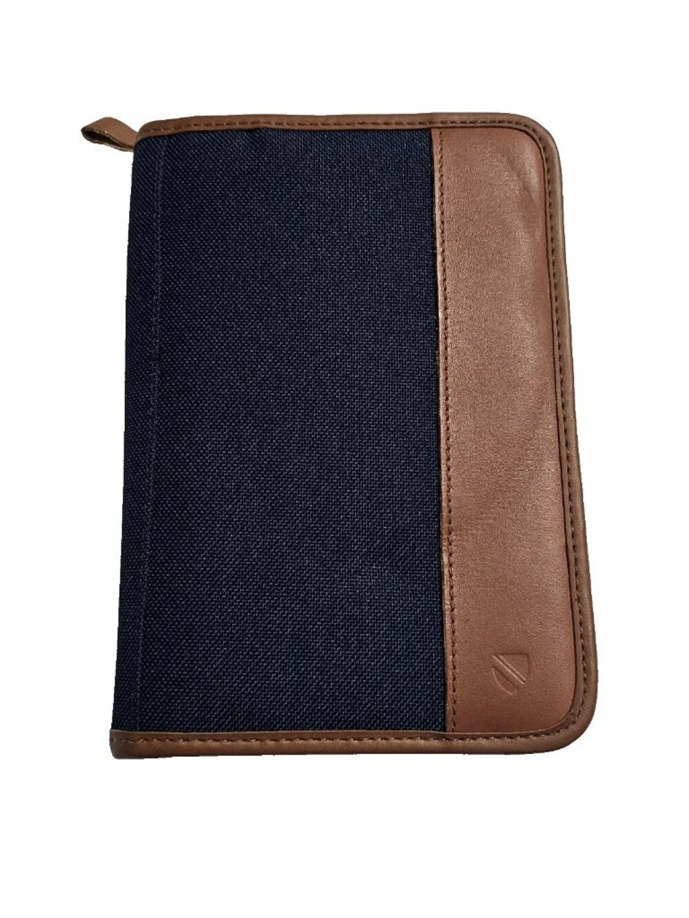 Cambridge 6 Ring Planner Binder Blue Canvas Zip Organizer 47062 Vintage 90s